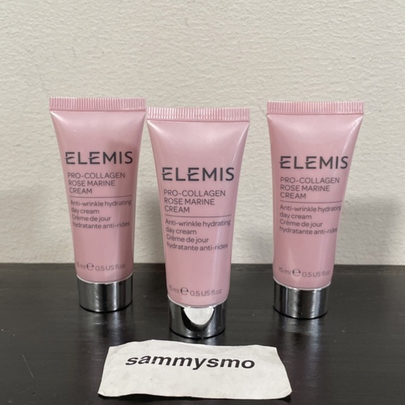 Elemis Pro-Collagen Rose Marine Cream 0.5oz/ 15mL, x3
